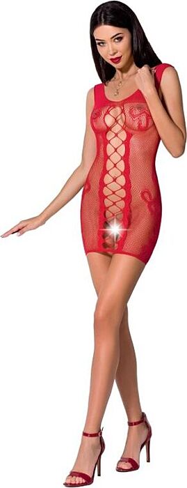 Bodystocking Passion Woman BS073 Rojo Sexy