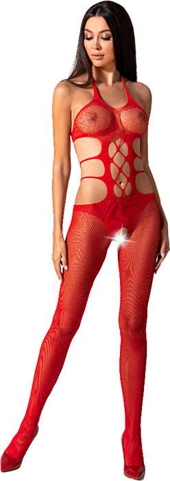 Bodystocking Passion Woman BS084 Rojo Sexy Bodystocking Passion Woman BS084 Rojo Sexy