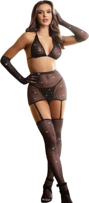Bodystocking Sublime 952174 Rejilla con Guantes Bodystocking Sublime 952174 Rejilla con Guantes