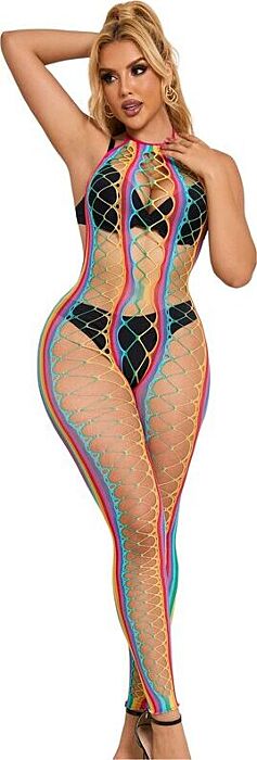 Bodystocking Sublime 952358 Cuello Halter Arcoiris Bodystocking Sublime 952358 Cuello Halter Arcoiris