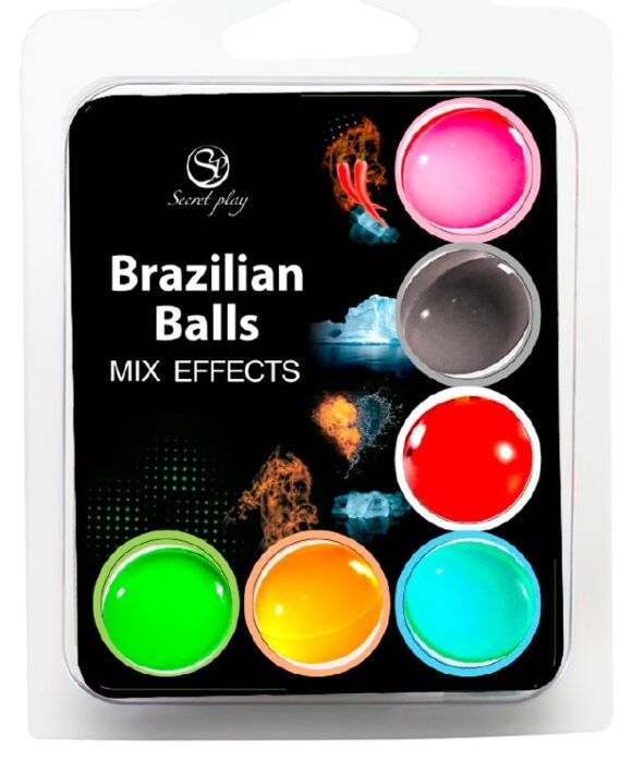 Balles Brésiliennes Secretplay Set 6 Effets Sensuels