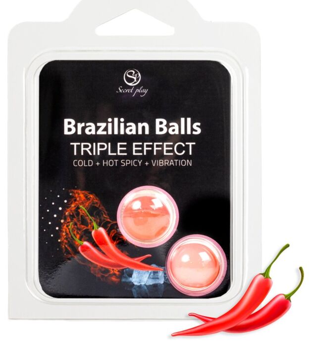 Balles Brésiliennes SECRETPLAY - Triple Effet Sensationnel