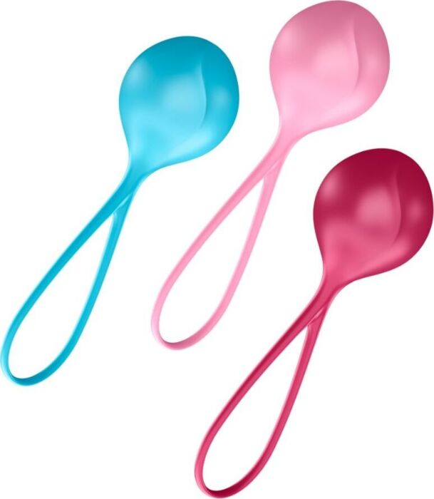 Balles de kegel SATISFYER LOVEBALLS Training Set 3