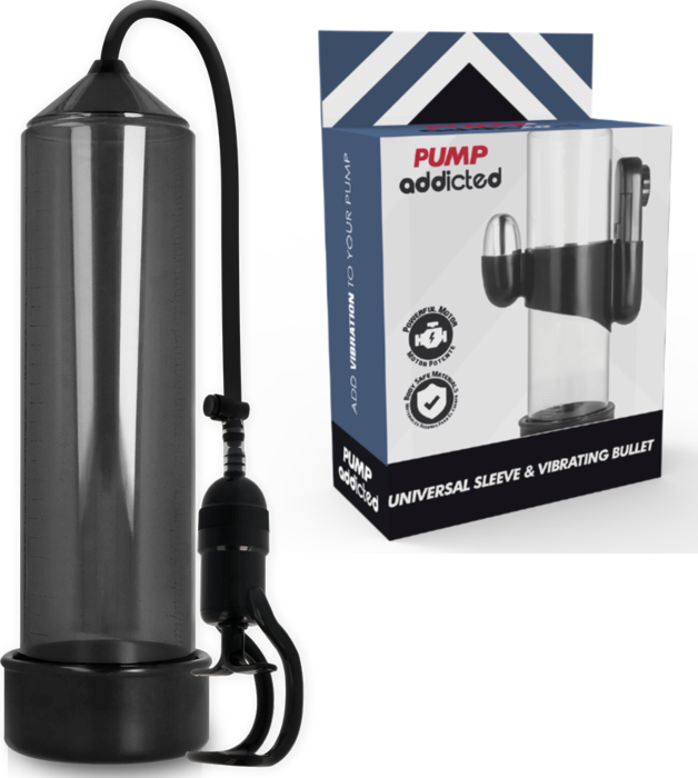 Bomba Ereción RX5 Pump Addicted con Vibrador Bomba Ereción RX5 Pump Addicted con Vibrador