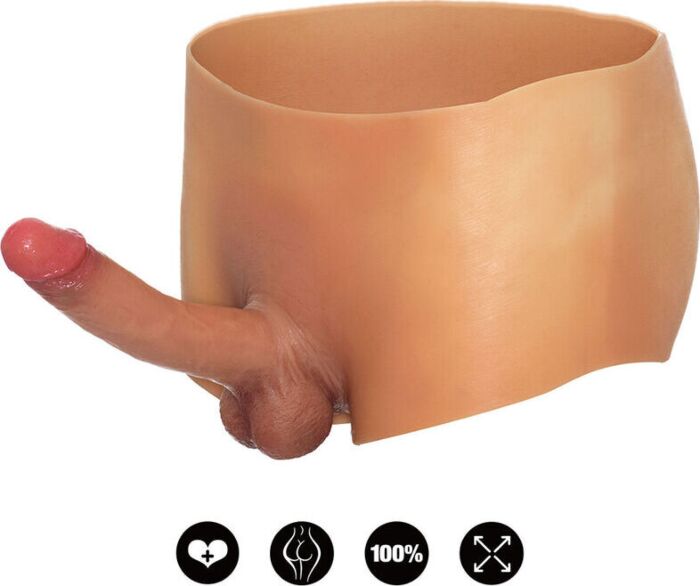 Bóxer con Pene HIDDEN DESIRE 18 cm Natural Bóxer con Pene HIDDEN DESIRE 18 cm Natural