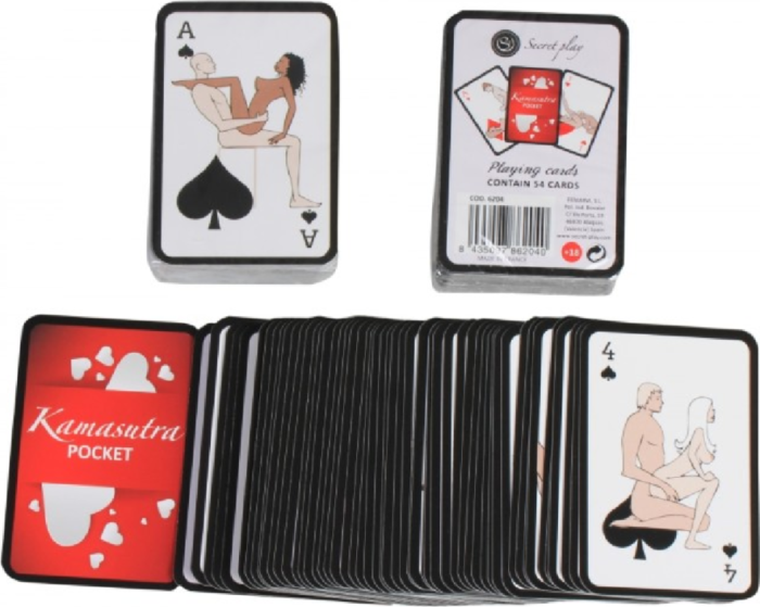 Jeu de cartes Kamasutra SECRETPLAY format poche