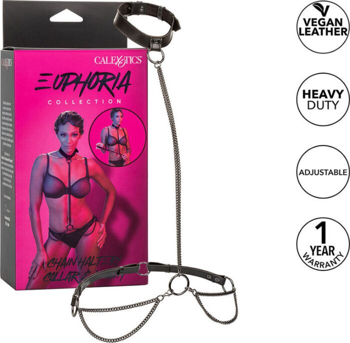 Collar BDSM Calexotics Euphoria Elegante y Ajustable Collar BDSM Calexotics Euphoria Elegante y Ajustable