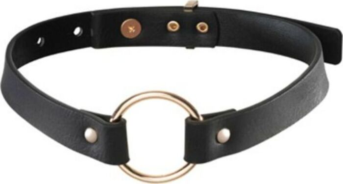 Collier bondage Bijoux Indiscrets Maze - Choker noir ajustable Collier bondage Bijoux Indiscrets Maze - Choker noir ajustable