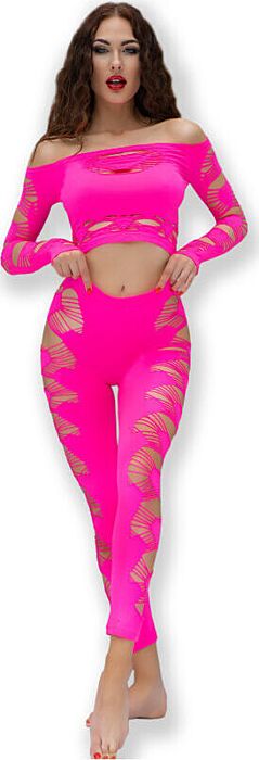 Conjunto Fucsia Chilirose CR 4632 Sin Costuras