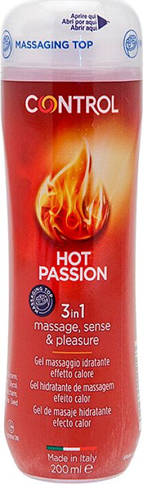Control Hot Passion Massage Gel 3 In 1
