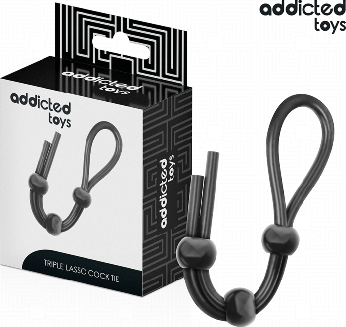 Cuerda Silicona Addicted Toys Lazo Triple Control