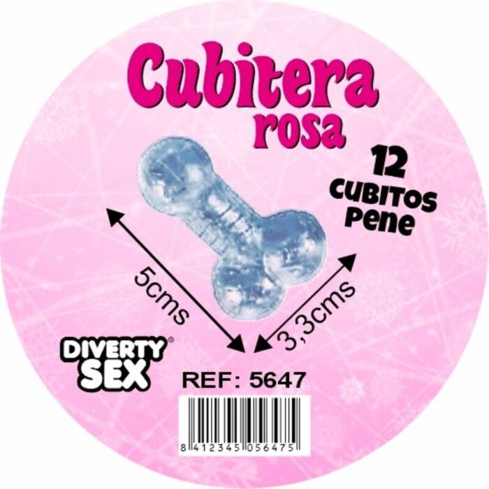DIABLO PICANTE - 12 PENISES HARD SILICONE HANGING ICE BUCKET PINK DIABLO PICANTE - 12 PENISES HARD SILICONE HANGING ICE BUCKET PINK