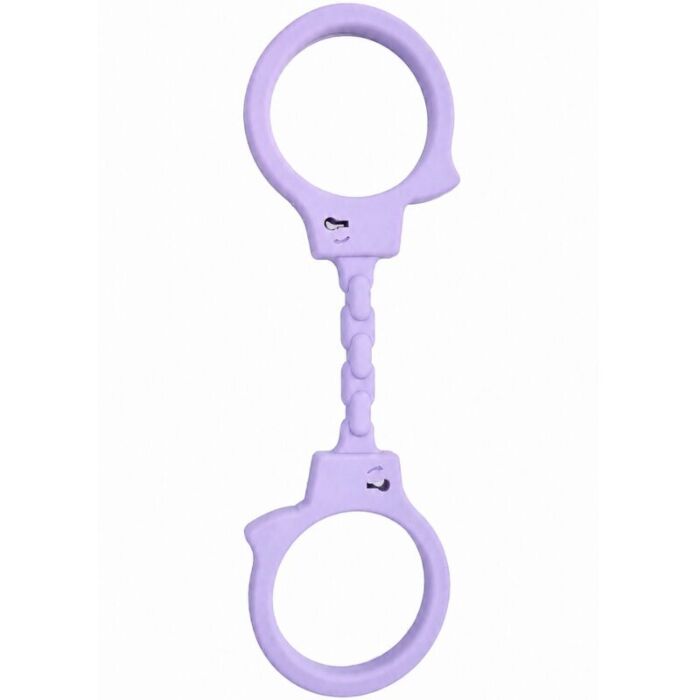 DIABLO PICANTE Menottes en silicone mauve DIABLO PICANTE Menottes en silicone mauve