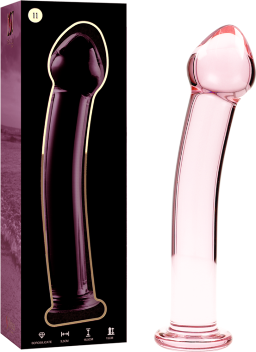 Dildo Cristal Rosa Nebulosa