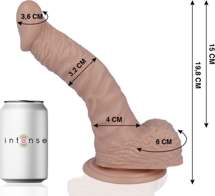 Dildo MR INTENSE 18 - 19.8 cm de plaisir réaliste Dildo MR INTENSE 18 - 19.8 cm de plaisir réaliste