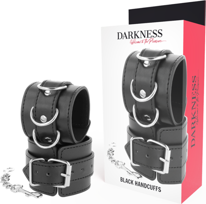 Menottes DARKNESS - Confort ajustable pour les jeux intimes
