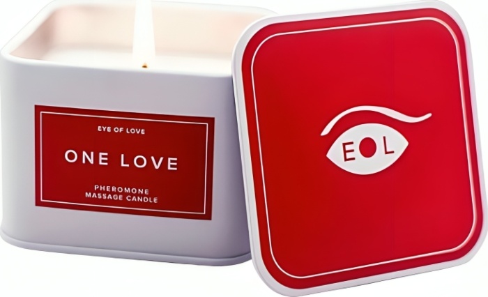 Eye of love one love vela de masaje Eye of love one love vela de masaje
