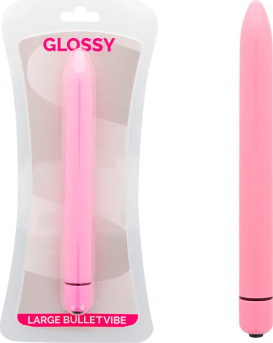 Glossy slim vibrador rosa Glossy slim vibrador rosa