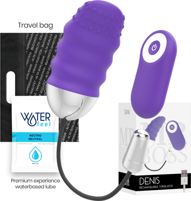 Huevo télécommandé MR. BOSS Denis avec 10 vitesses