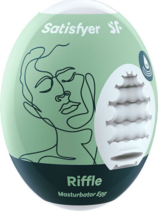 Oeuf masturbateur SATISFYER EGGS Riffle Hydro-Active