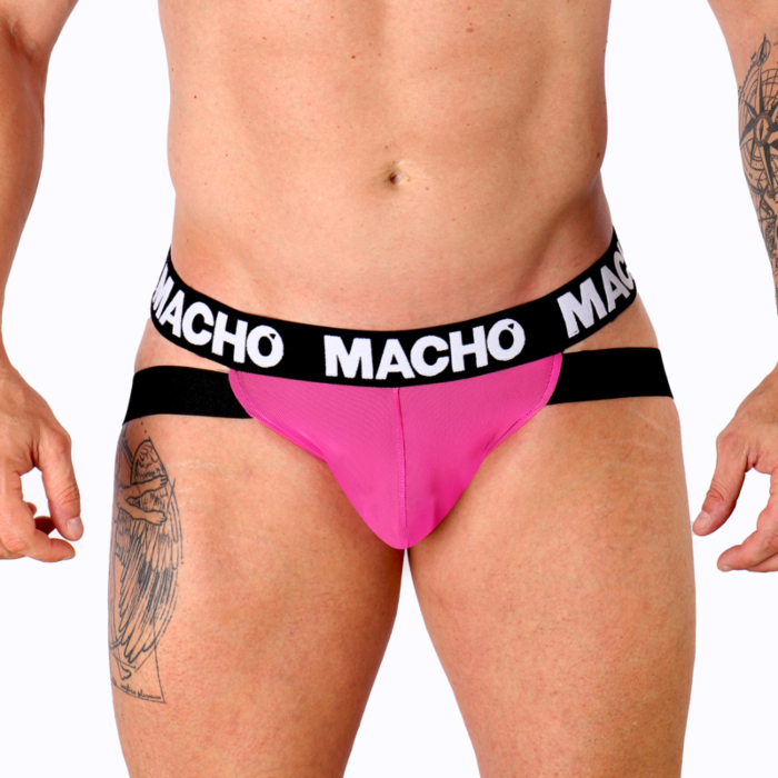Jockstrap MACHO MX28FR Rosa Neon XL - Estilo y Confort Jockstrap MACHO MX28FR Rosa Neon XL - Estilo y Confort