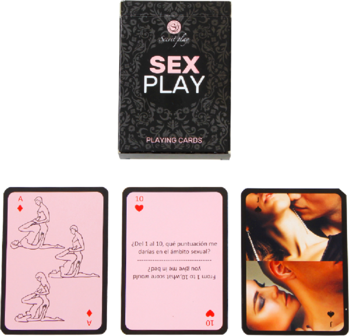 Jeu érotique SECRETPLAY – Sex Play 55 cartes (ES/EN)