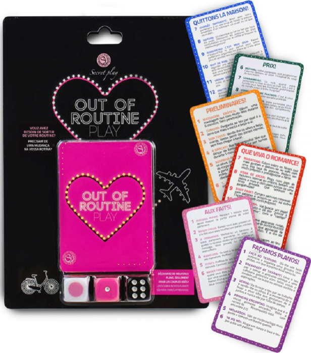 Jeu SECRETPLAY OUT OF ROUTINE PLAY avec 72 défis Jeu SECRETPLAY OUT OF ROUTINE PLAY avec 72 défis