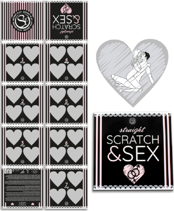 Jeu de grattage pour couples SECRETPLAY HETERO Jeu de grattage pour couples SECRETPLAY HETERO