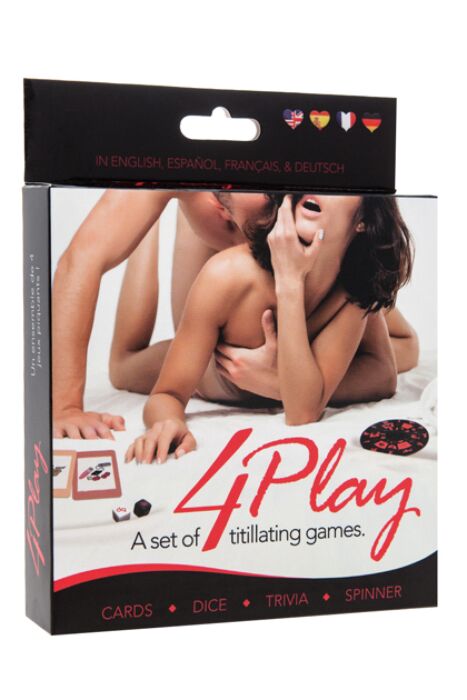 Jeux KHEPER GAMES 4PLAY - Set de plaisir pour couples Jeux KHEPER GAMES 4PLAY - Set de plaisir pour couples
