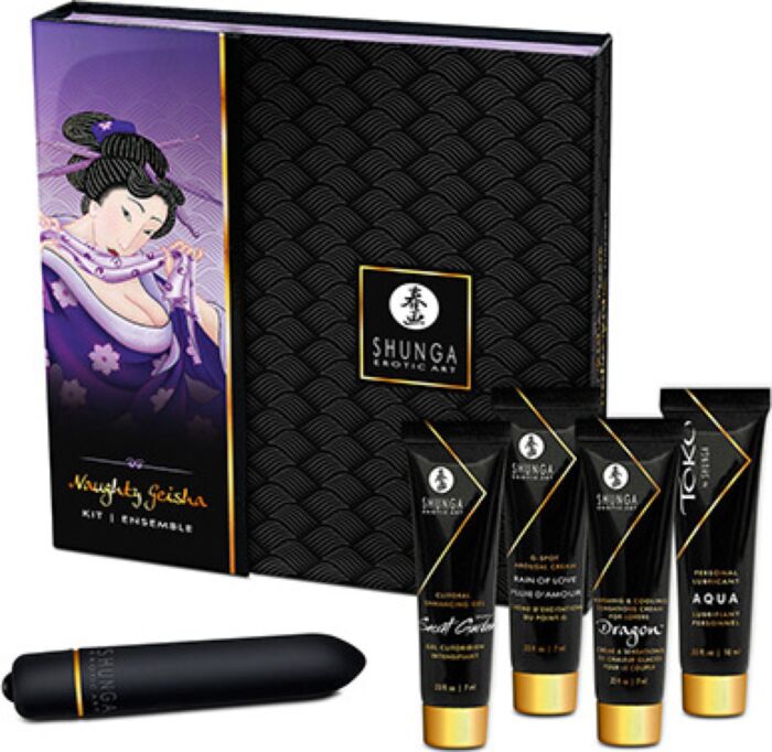 Kit Couples SHUNGA Kit Geisha Naughty pour une nuit de passion Kit Couples SHUNGA Kit Geisha Naughty pour une nuit de passion