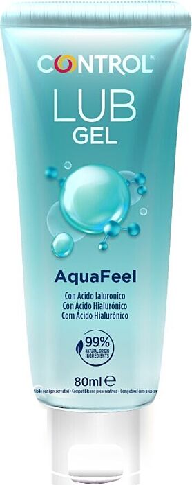 Lubricante AquaFeel Control con Ácido Hialurónico