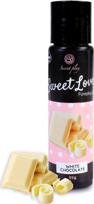 Lubrifiant comestible SECRETPLAY chocolat blanc 60 ml