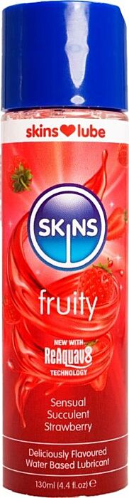 Lubrifiant Skins Fruity Fraise 130 ml Lubrifiant Skins Fruity Fraise 130 ml