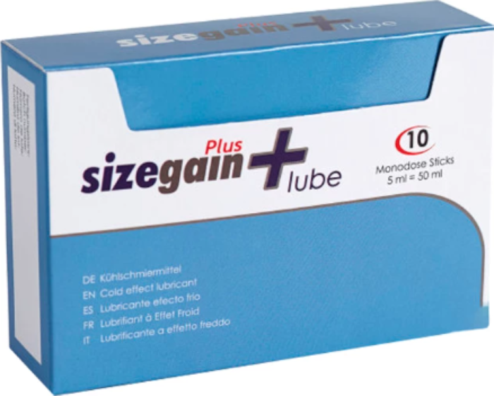 Lubrifiant monodose effet froid 500COSMETICS Sizegain Plus