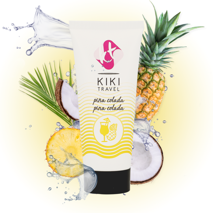 Lubrifiant KIKÍ TRAVEL 50 ML au goût de Piña Colada