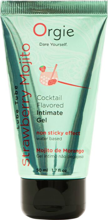 Lubrifiant Orgie Lube Tube Cocktail fraise mojito 50 ml Lubrifiant Orgie Lube Tube Cocktail fraise mojito 50 ml