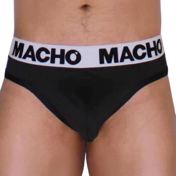 MACHO - MTG002 BLACK/BLACK THONG L MACHO - MTG002 BLACK/BLACK THONG L