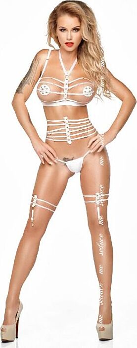 Me-seduce pati set blanco xxl/xxxl