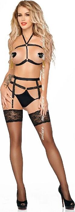 Me-seduce vera set negro l/xl