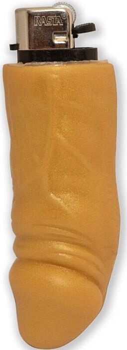 Mechero Diablo Picante Pene Dorado Único Mechero Diablo Picante Pene Dorado Único