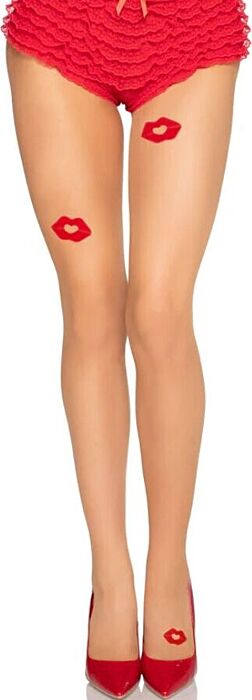 Medias Leg Avenue 1415 Besos Transparentes