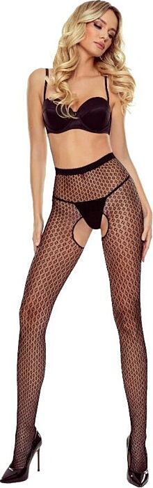 Medias Passion Tiopen 037 Crotchless Negros