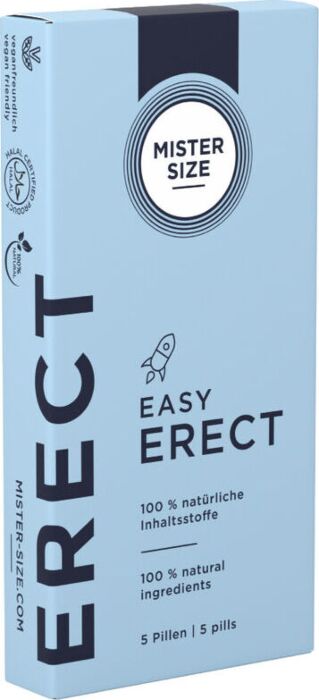 Cápsules MISTER SIZE Easy Erect | Endurance et plaisir intense Cápsules MISTER SIZE Easy Erect | Endurance et plaisir intense