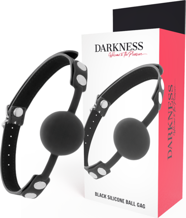 Mordaza DARKNESS Silicone avec sangles ajustables