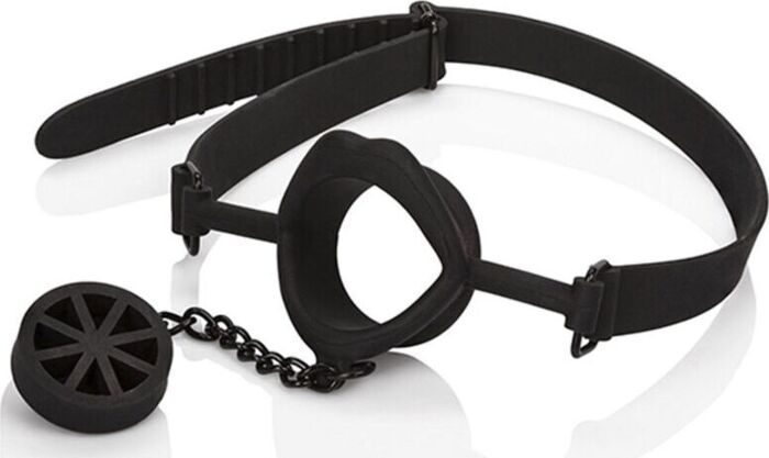 Bâillon CalExotics Scandal avec plug en silicone