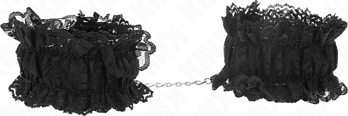 Muñequeras KINK Wrist Restraint Elásticas Negras