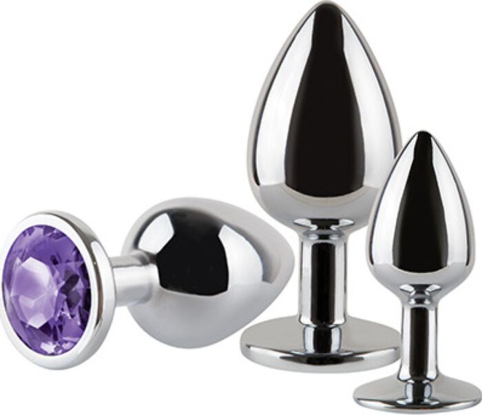 Plugs anaux S Pleasures Metal Metal MAX ? pack 3 tailles Plugs anaux S Pleasures Metal Metal MAX ? pack 3 tailles