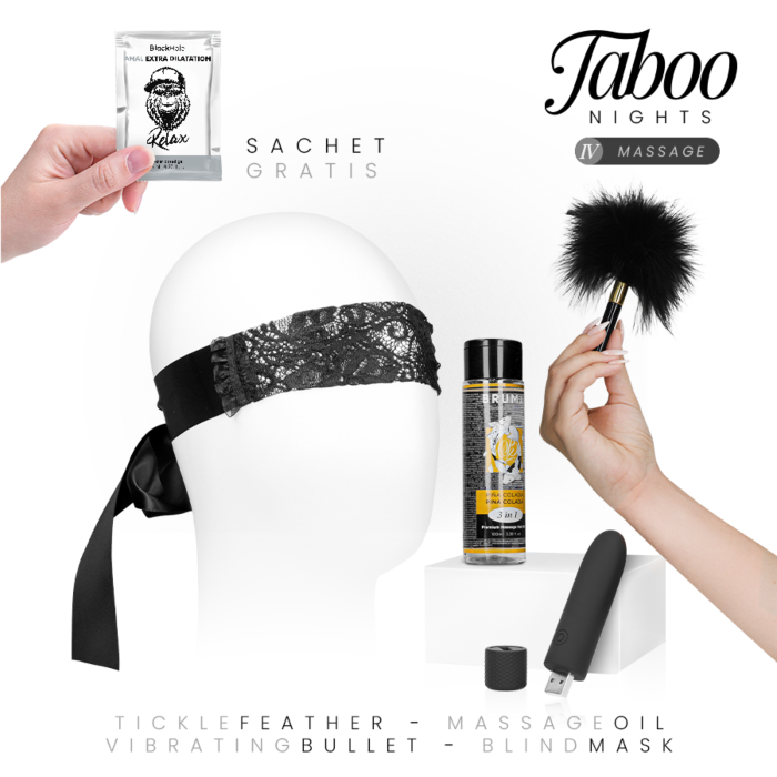 Coffret massage TABOO NIGHTS 4: MASSAGE Coffret massage TABOO NIGHTS 4: MASSAGE