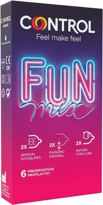 Pack préservatifs Control Feel Fun Mix 6 unités