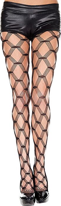 Panty résille épaisse Music Legs style filet